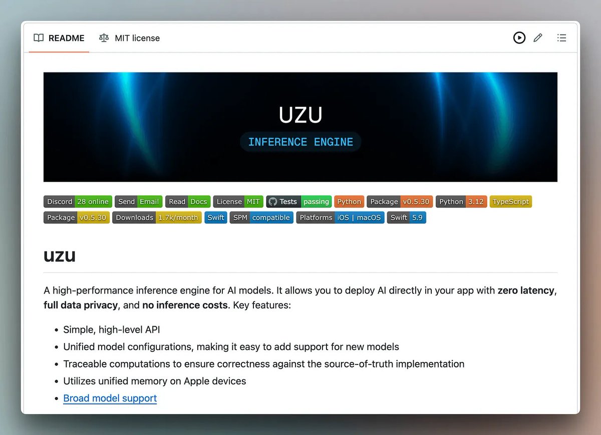 Uzu GitHub 官方开源仓库